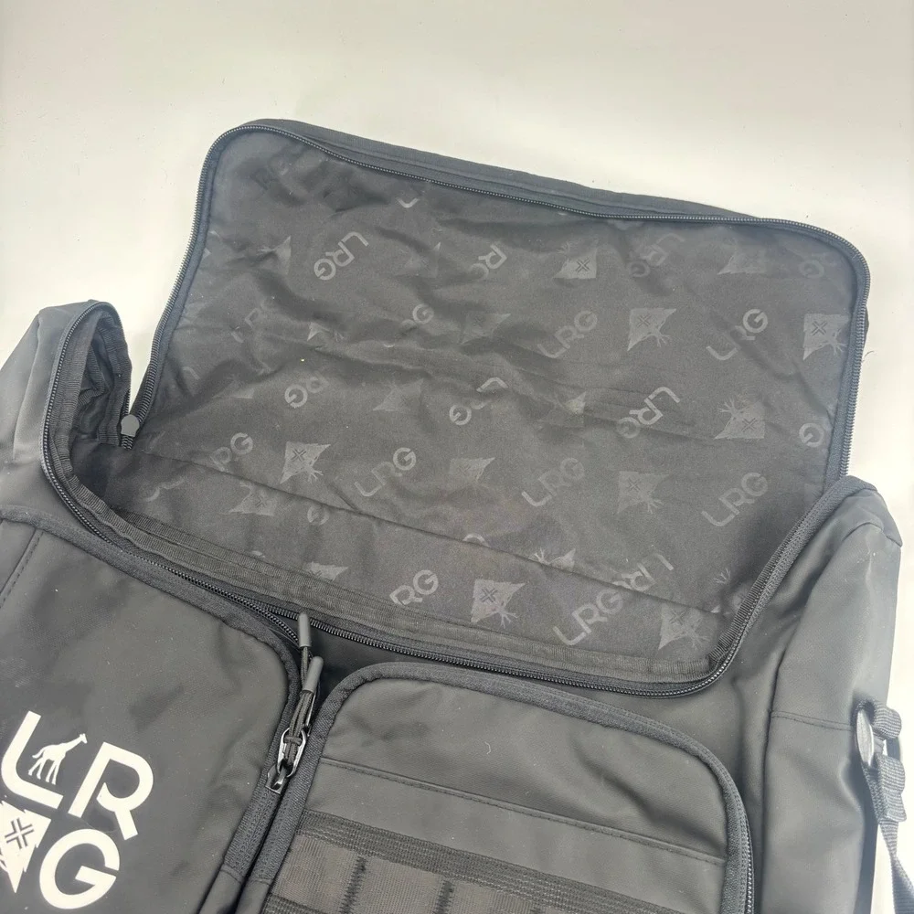 LRG Lifted Research Group Black Tactical Messenger Bag Streetwear Crossbody